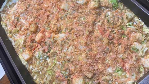 明太チーズもちもんじゃ