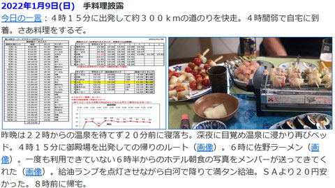 4年前は御殿場から早朝帰宅