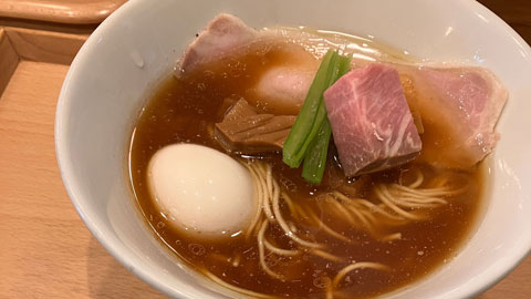 開運橋通ふじ原の味玉醤油そば