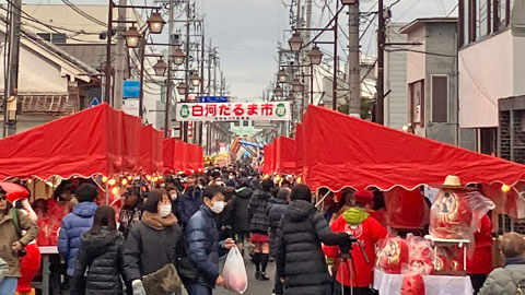 白河だるま市