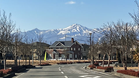 自宅付近の景観から電柱と電線を除去